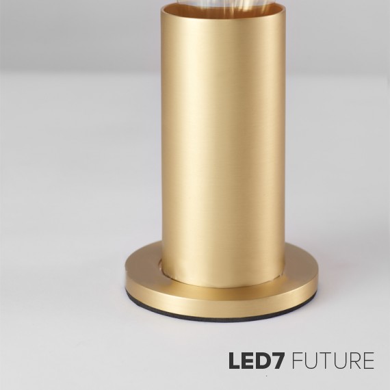 Loft Industry Modern - Brass Bulb Table
